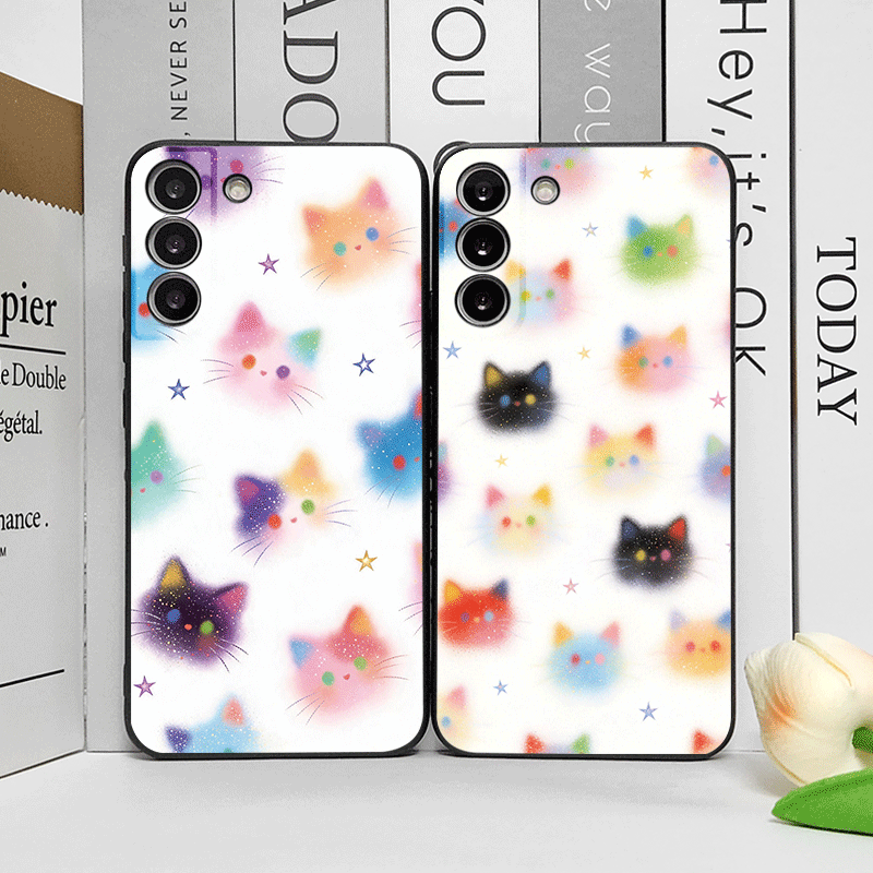Huawei Mate 60 - غطاء هاتف مطبوع عليه رأس قطة