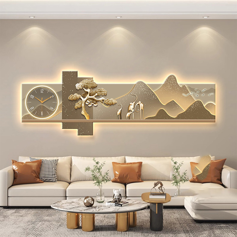 ساعة حائط فنية كبيرة الحجم فاخ - مراجعة Luxury Lifestyle Homes وسعره