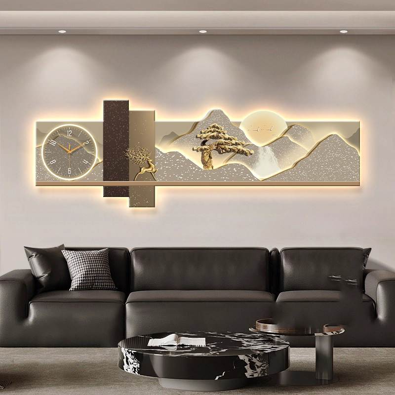 ساعة حائط فنية كبيرة الحجم فاخ - مراجعة Luxury Lifestyle Homes وسعره