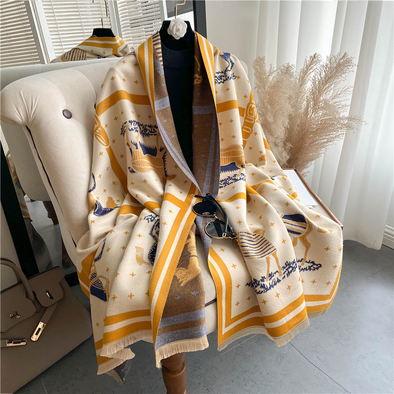 الفاخرة الحصان طباعة سميكة بطا - مراجعة Cashmere Throw Blanket وسعره