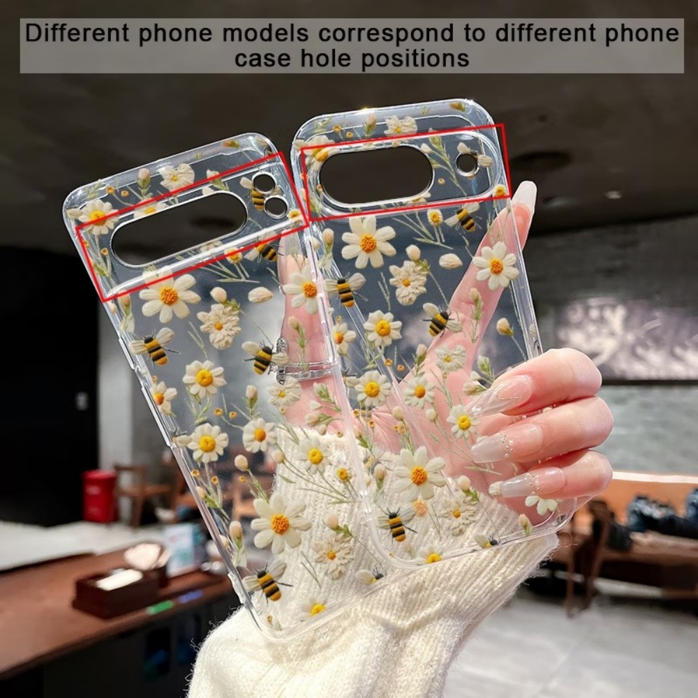 غطاء هاتف شفاف ناعم بنمط نحلة  - مراجعة Google Pixel 9 Pro وسعره